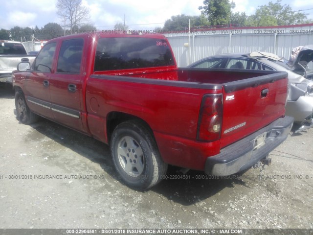 2GCEC13T861102250 - 2006 CHEVROLET SILVERADO C1500 RED photo 3