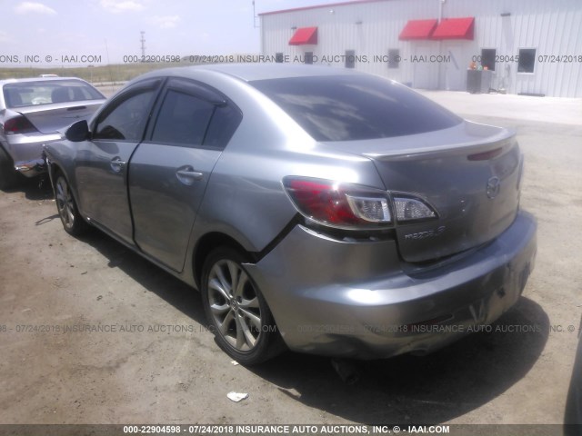 JM1BL1S54A1246320 - 2010 MAZDA 3 S SILVER photo 3