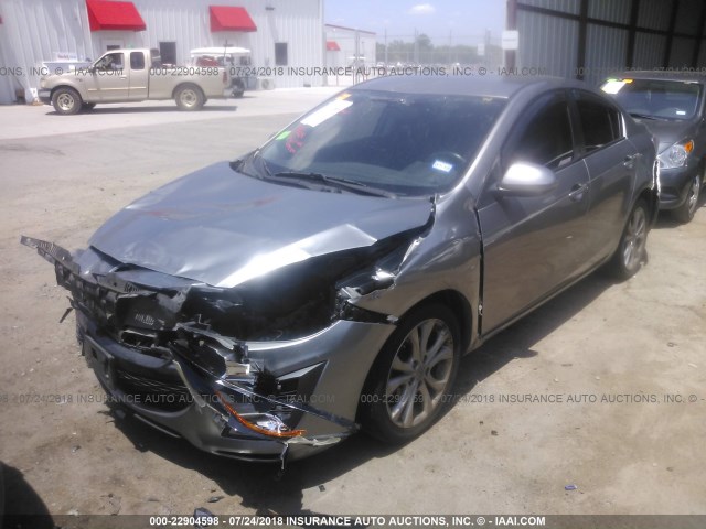 JM1BL1S54A1246320 - 2010 MAZDA 3 S SILVER photo 6