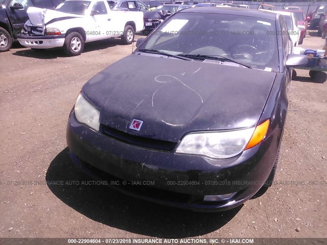 1G8AC12F94Z231669 - 2004 SATURN ION LEVEL 3 BLACK photo 6