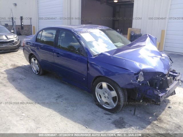 1G1ZW53196F273931 - 2006 CHEVROLET MALIBU SS 蓝色 照片 1