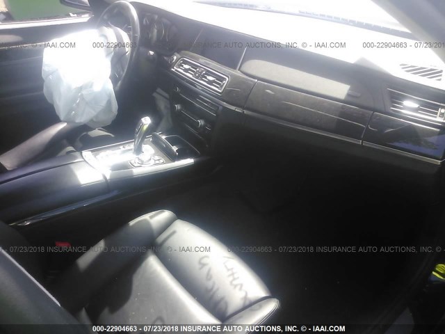 WBAYF8C5XDD139703 - 2013 BMW 750 LXI BLACK photo 5