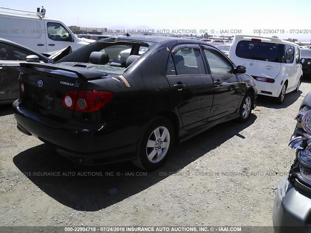 1NXBR30E27Z844292 - 2007 TOYOTA COROLLA CE/LE/S BLACK photo 4