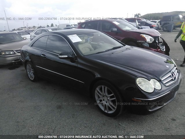 WDBTJ56H99F269952 - 2009 MERCEDES-BENZ CLK 350 BLACK photo 1