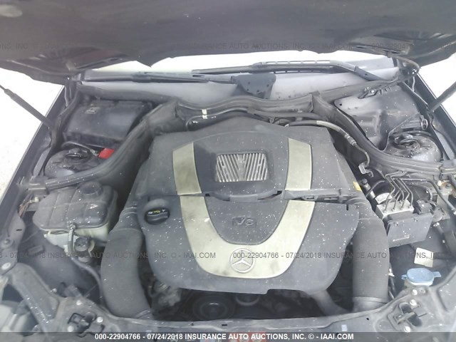 WDBTJ56H99F269952 - 2009 MERCEDES-BENZ CLK 350 BLACK photo 10