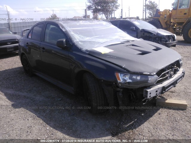 JA32W8FV4EU003569 - 2014 MITSUBISHI LANCER EVOLUTION GSR BLACK photo 1