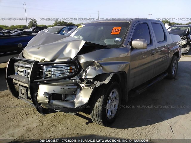 5FPYK16489B105016 - 2009 HONDA RIDGELINE RTS TAN photo 2