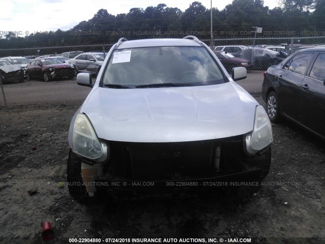 JN8AS58T99W321012 - 2009 NISSAN ROGUE S/SL SILVER photo 6