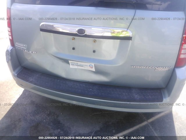 2A4RR5D12AR234882 - 2010 CHRYSLER TOWN & COUNTRY TOURING Light Blue photo 6