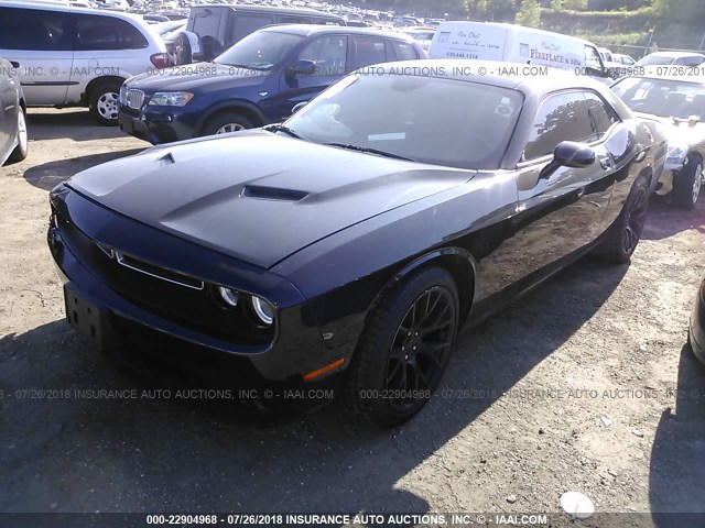 2C3CDZAG9FH704627 - 2015 DODGE CHALLENGER SXT BLACK photo 2