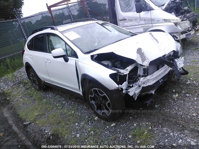 JF2GPAKC7E8273163 - 2014 SUBARU XV CROSSTREK 2.0 LIMITED WHITE photo 1