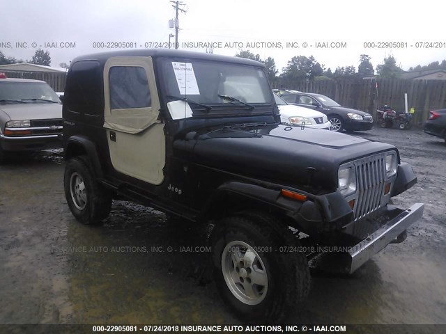 1J4FY29S5PP223066 - 1993 JEEP WRANGLER / YJ  BLACK photo 1