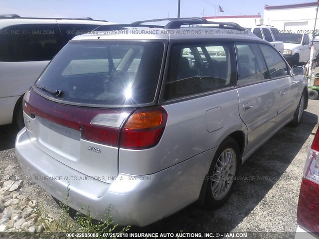 4S3BH635437309722 - 2003 SUBARU LEGACY L/L SPECIAL SILVER photo 4