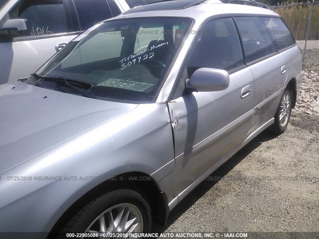 4S3BH635437309722 - 2003 SUBARU LEGACY L/L SPECIAL SILVER photo 6