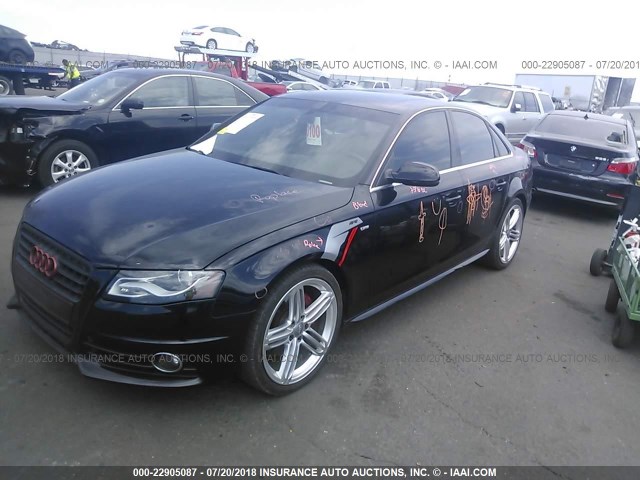 WAUMFAFL8AN035006 - 2010 AUDI A4 PRESTIGE BLACK photo 2