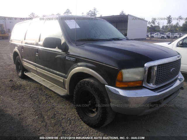 1FMNU42S3YEE35136 - 2000 FORD EXCURSION LIMITED BLACK photo 1