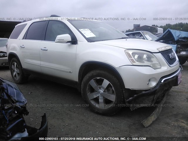 1GKLRMED0AJ160580 - 2010 GMC ACADIA SLT-1 Biały zdjęcie 1