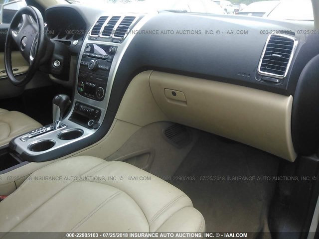 1GKLRMED0AJ160580 - 2010 GMC ACADIA SLT-1 Biały zdjęcie 5
