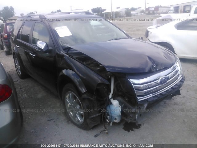 1FMDK06W78GA45958 - 2008 FORD TAURUS X LIMITED BLACK photo 1