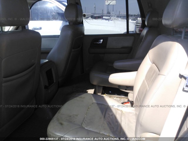 1FMFU19555LA86572 - 2005 FORD EXPEDITION LIMITED WHITE photo 8