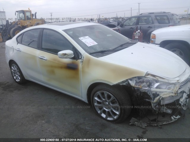 1C3CDFCB8ED833129 - 2014 DODGE DART LIMITED WHITE photo 1