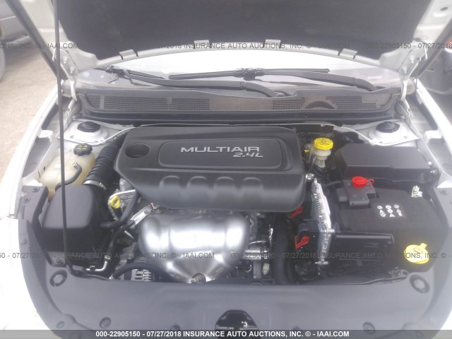 1C3CDFCB8ED833129 - 2014 DODGE DART LIMITED WHITE photo 10