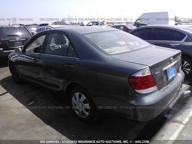 4T1BE32K66U137256 - 2006 TOYOTA CAMRY LE/XLE/SE 绿色 照片 3