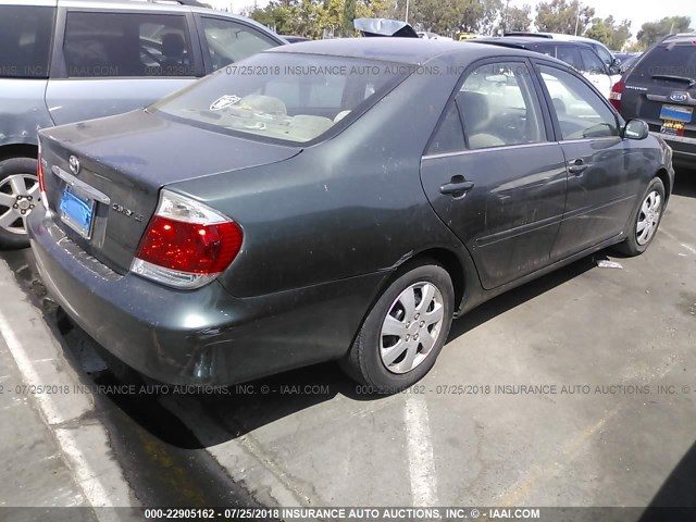 4T1BE32K66U137256 - 2006 TOYOTA CAMRY LE/XLE/SE 绿色 照片 4