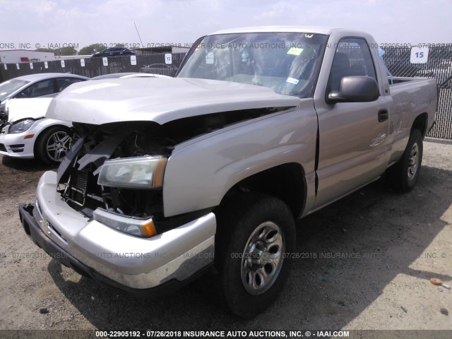 3GCEK14T06G149586 - 2006 CHEVROLET SILVERADO K1500 TAN photo 2