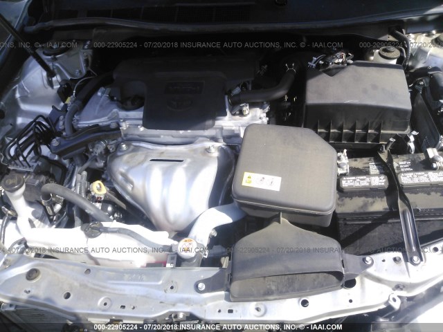 4T1BF1FK4HU402514 - 2017 TOYOTA CAMRY LE/XLE/SE/XSE 银色 照片 10