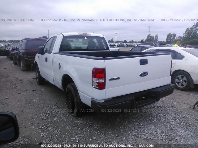 1FTRF12295NB98839 - 2005 FORD F150 WHITE photo 3