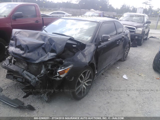 JTKJF5C77E3067654 - 2014 TOYOTA SCION TC 黑色 照片 2