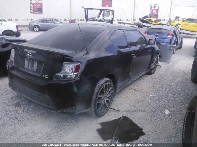 JTKJF5C77E3067654 - 2014 TOYOTA SCION TC 黑色 照片 4
