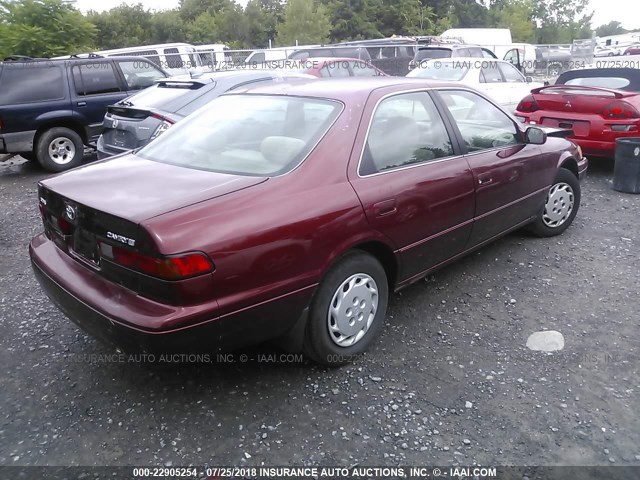 4T1BG22K8XU428525 - 1999 TOYOTA CAMRY CE/LE/XLE 红色 照片 4