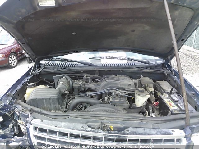 1FMZU73K84UC19896 - 2004 FORD EXPLORER XLT/XLT SPORT/NBX 蓝色 照片 10