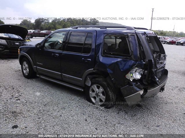 1FMZU73K84UC19896 - 2004 FORD EXPLORER XLT/XLT SPORT/NBX 蓝色 照片 3