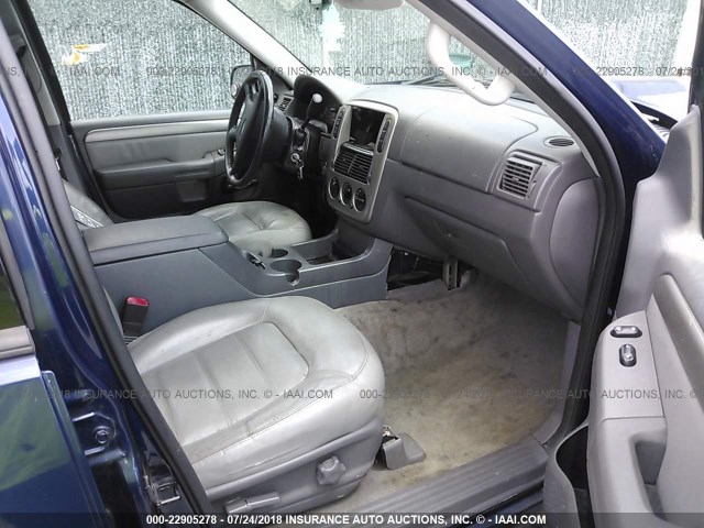 1FMZU73K84UC19896 - 2004 FORD EXPLORER XLT/XLT SPORT/NBX 蓝色 照片 5