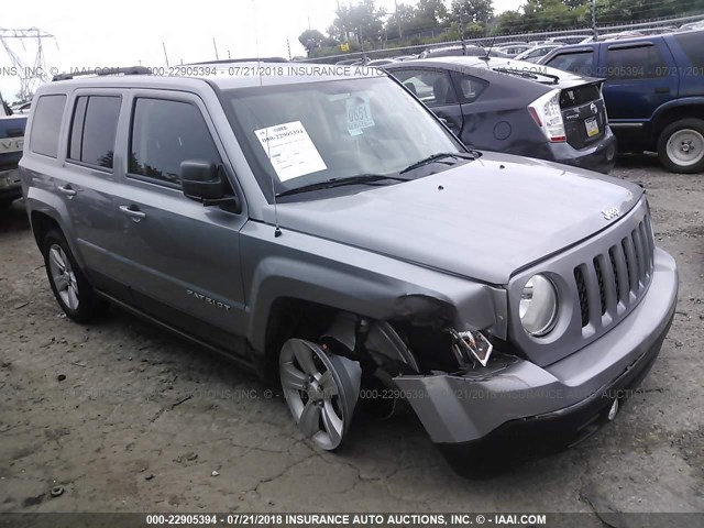 1C4NJPFB4GD751996 - 2016 JEEP PATRIOT LATITUDE GRAY photo 1