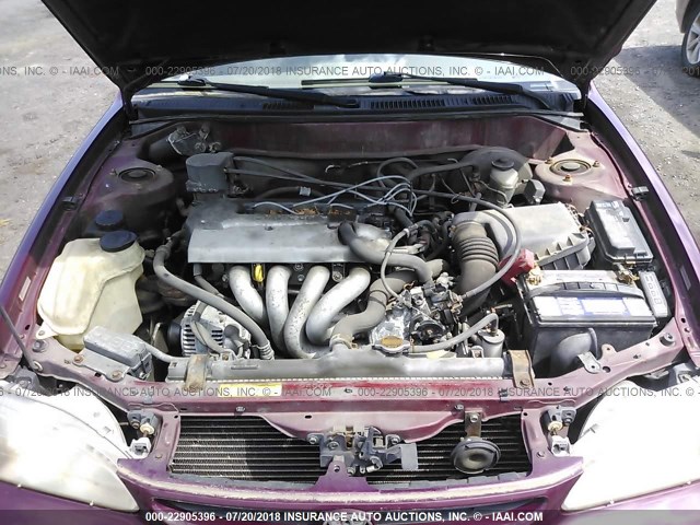 2T1BR18E2WC054192 - 1998 TOYOTA COROLLA VE/CE/LE 勃艮第红 照片 10