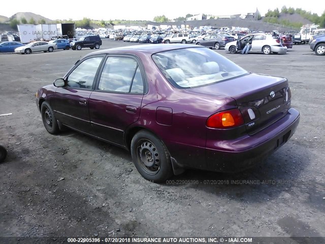 2T1BR18E2WC054192 - 1998 TOYOTA COROLLA VE/CE/LE 勃艮第红 照片 3