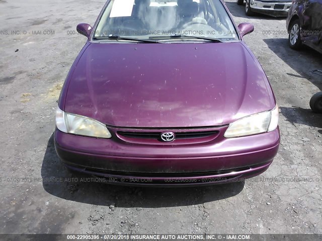 2T1BR18E2WC054192 - 1998 TOYOTA COROLLA VE/CE/LE 勃艮第红 照片 6