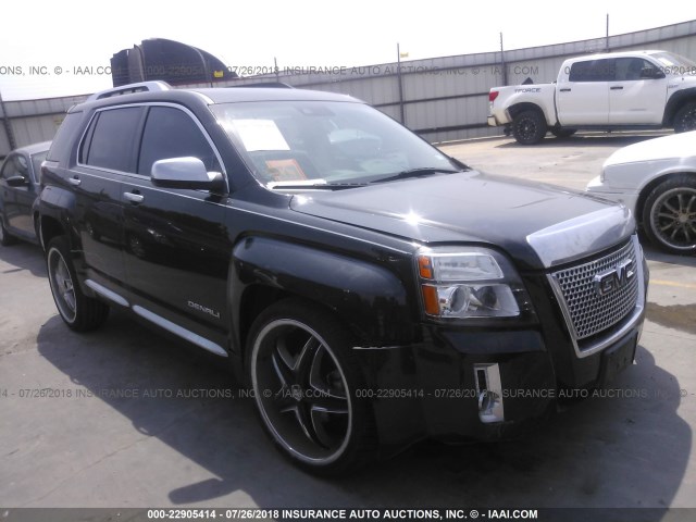 2GKALUEKXF6181366 - 2015 GMC TERRAIN DENALI BLACK photo 1