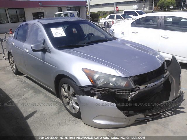 1HGCP268X8A008874 - 2008 HONDA ACCORD EXL SILVER photo 1