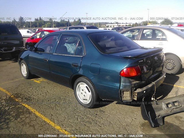 1NXBR12EXXZ255539 - 1999 TOYOTA COROLLA VE/CE/LE 蓝色 照片 3