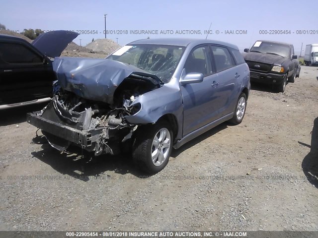 2T1KR32E97C650194 - 2007 TOYOTA COROLLA MATRIX XR BLUE photo 2