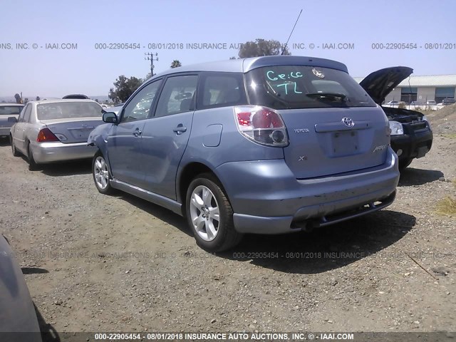2T1KR32E97C650194 - 2007 TOYOTA COROLLA MATRIX XR BLUE photo 3
