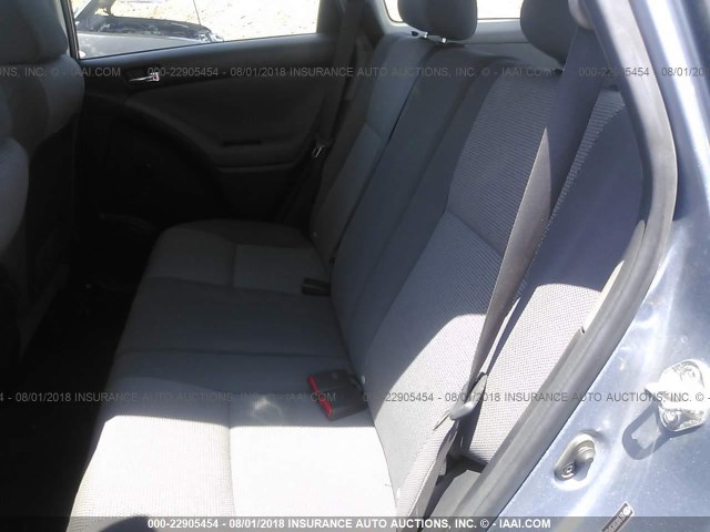 2T1KR32E97C650194 - 2007 TOYOTA COROLLA MATRIX XR BLUE photo 8