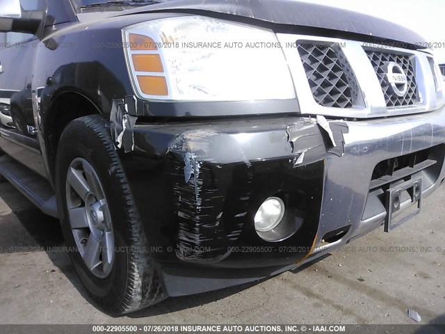 5N1AA08A16N715035 - 2006 NISSAN ARMADA SE/LE BLACK photo 6