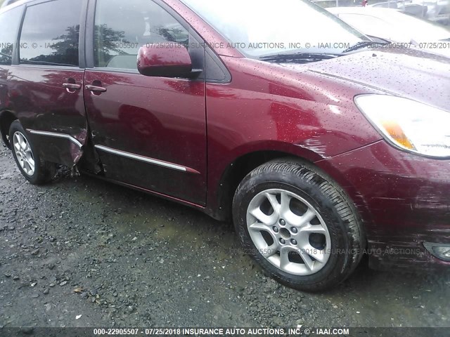 5TDBA22C14S005784 - 2004 TOYOTA SIENNA XLE/XLE LIMITED RED photo 6