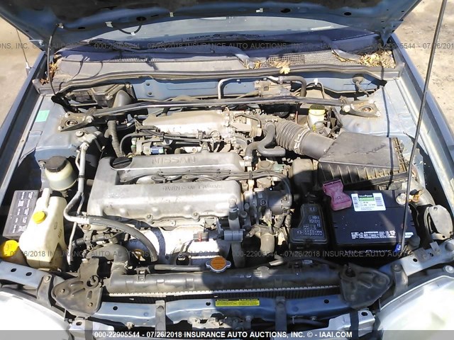 3N1BB51D31L121694 - 2001 NISSAN SENTRA SE TEAL photo 10